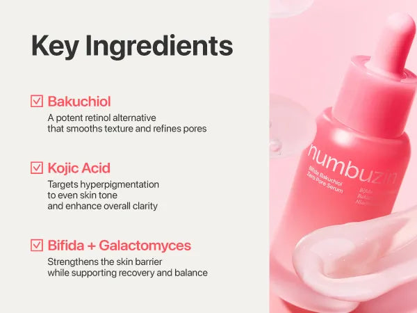 Numbuzin No.3 Bifida Bakuchiol Zero Pore Serum 30Ml