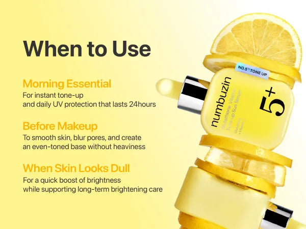 Numbuzin No.5 Glutathione Vitamin Tone Up Sun Serum 30Ml