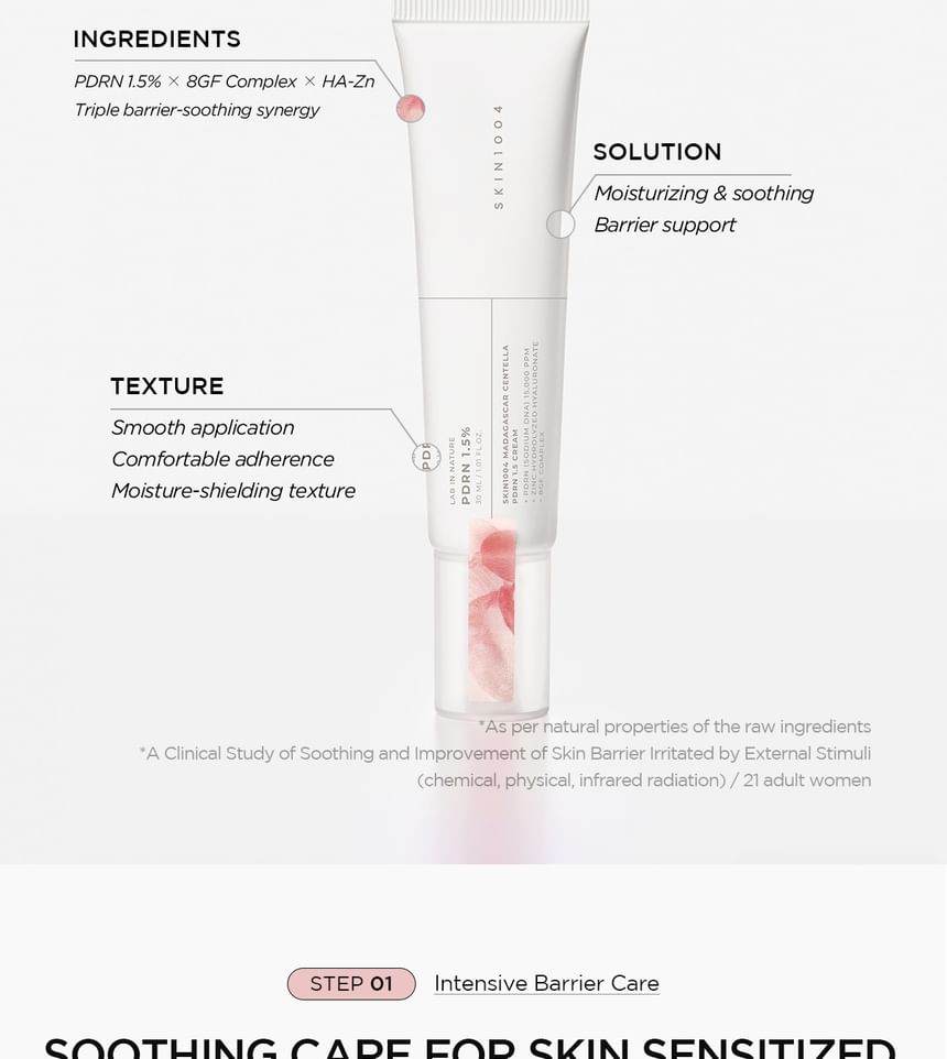 SKIN1004 Madagascar Centella PDRN 1.5 Cream 30Ml
