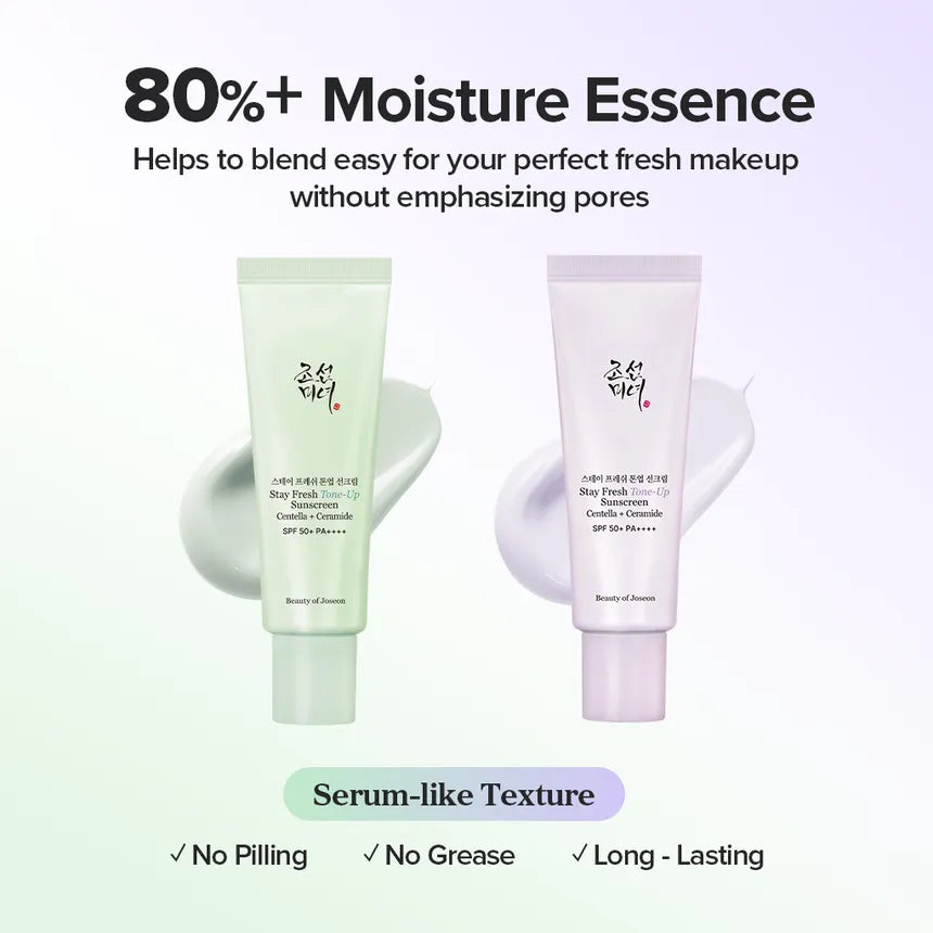 Beauty Of Joseon Stay Fresh Tone Up (Green) SunScreen Spf50 Pa++++ 50Ml