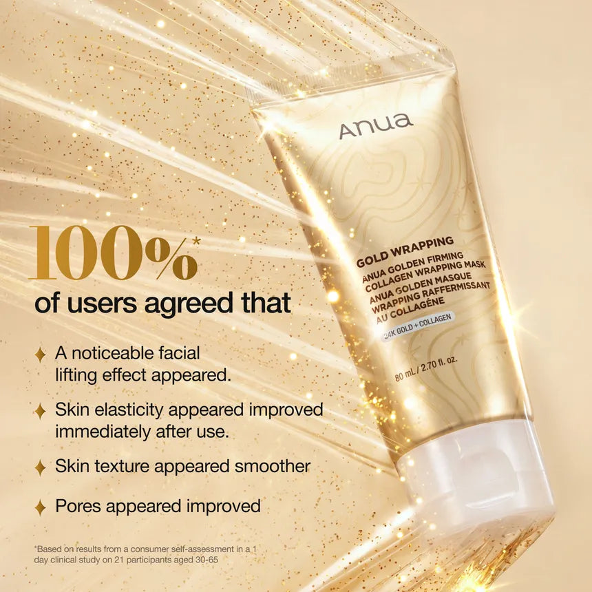Anua Golden Firming Collagen Wrapping Mask 80Ml