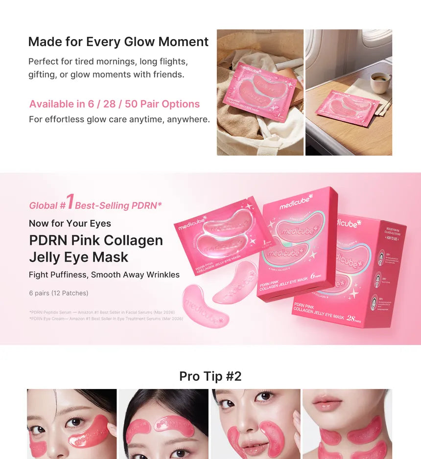 Medicube Pdrn Pink Collagen Jelly Eye Mask
