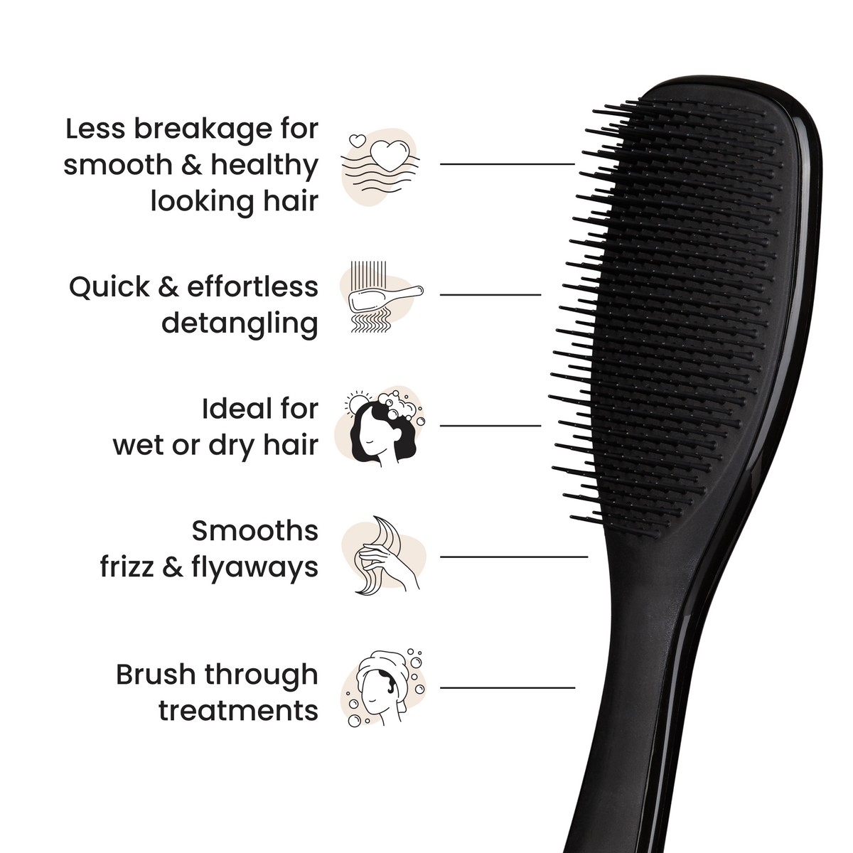 Tangle Teezer The Ultimate Detangler - Liquorice Black