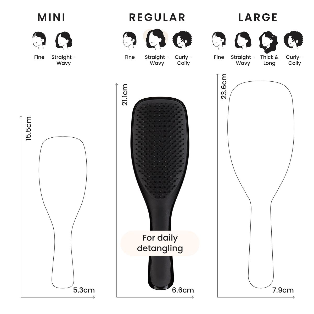 Tangle Teezer The Ultimate Detangler - Liquorice Black