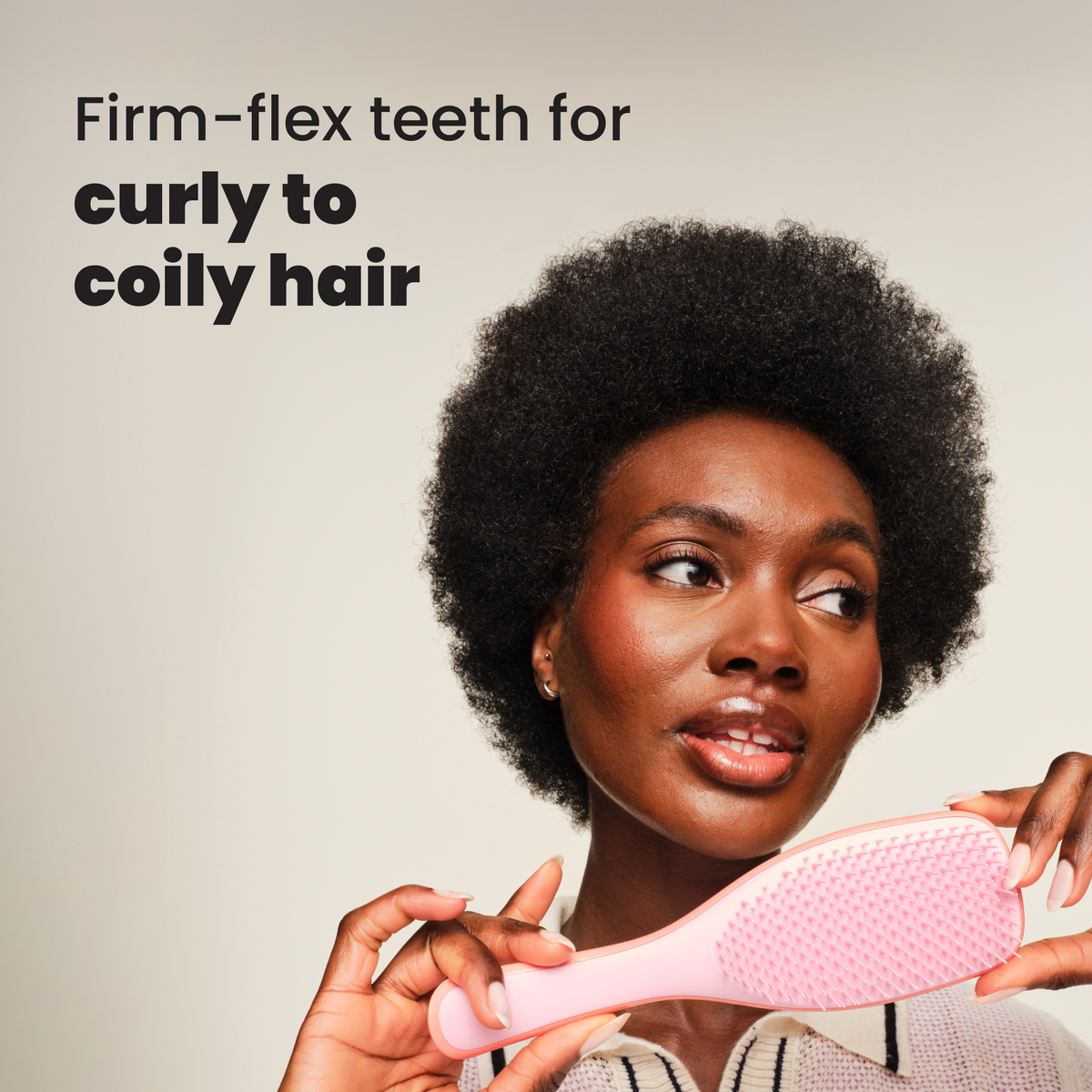 Tangle Teezer The Ultimate Detangler Naturally Curly - Mango Pink