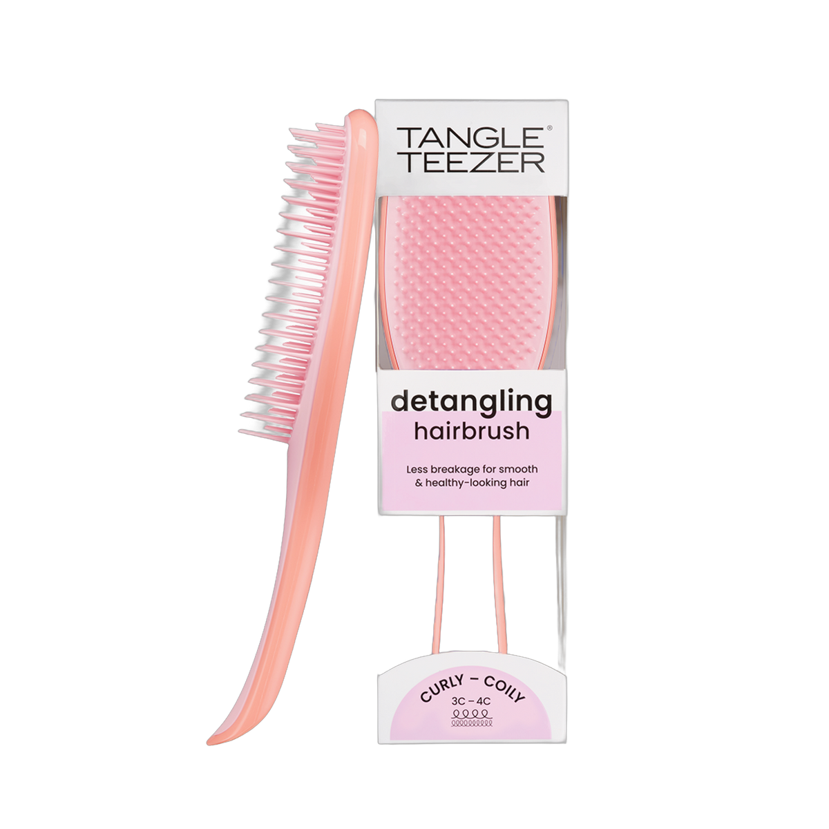 Tangle Teezer The Ultimate Detangler Naturally Curly - Mango Pink