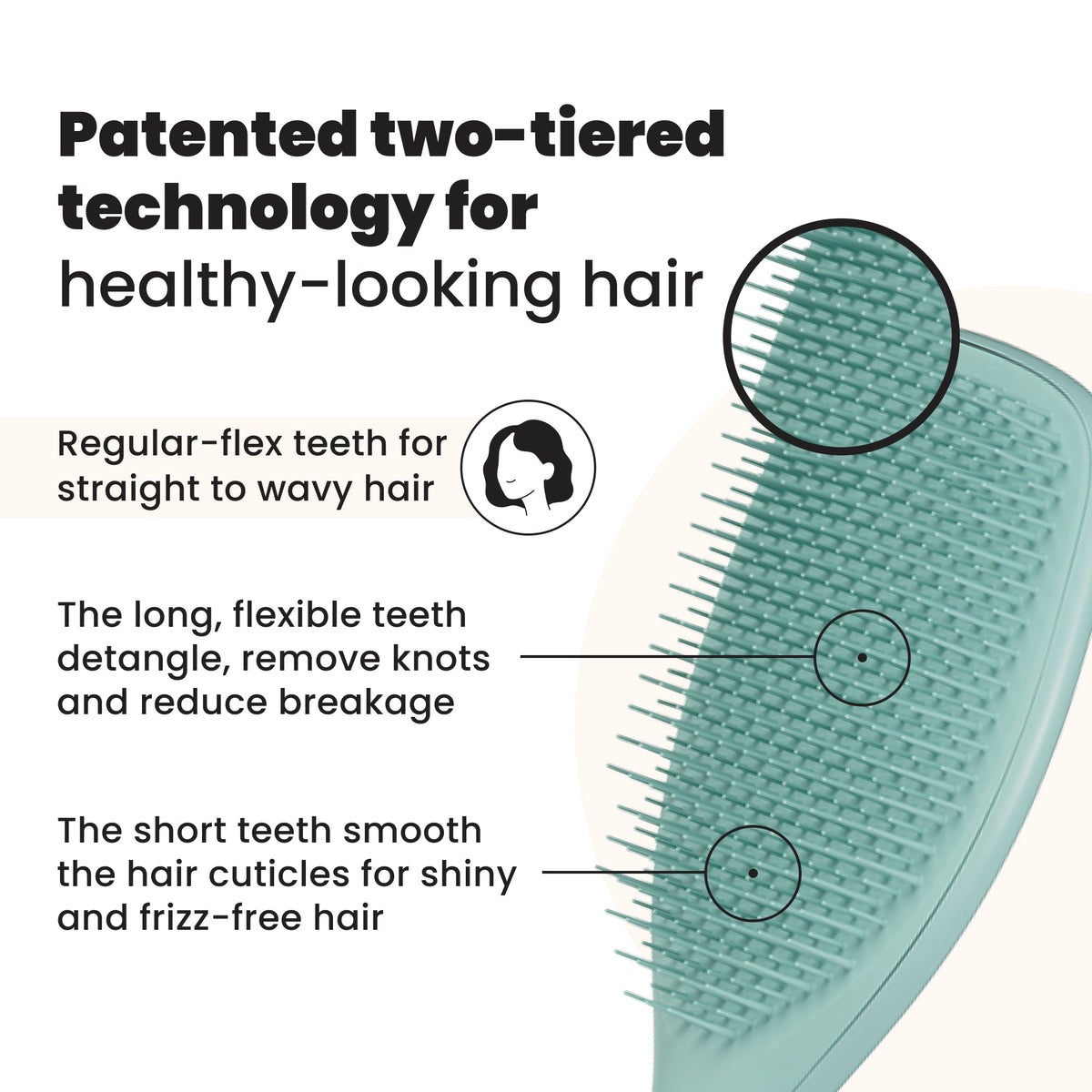 Tangle Teezer The Ultimate Detangler Large - Marine Teal