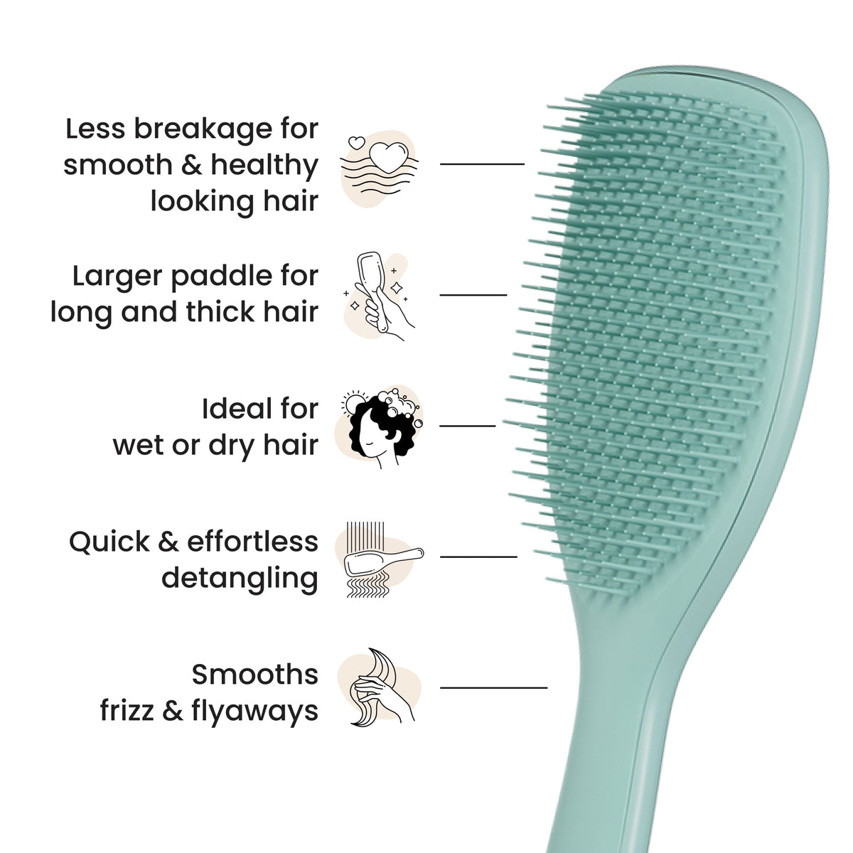 Tangle Teezer The Ultimate Detangler Large - Marine Teal