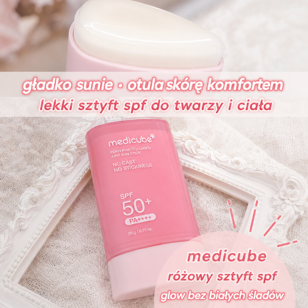 Medicube PDRN Pink Collagen Airy Sun Stick 20g