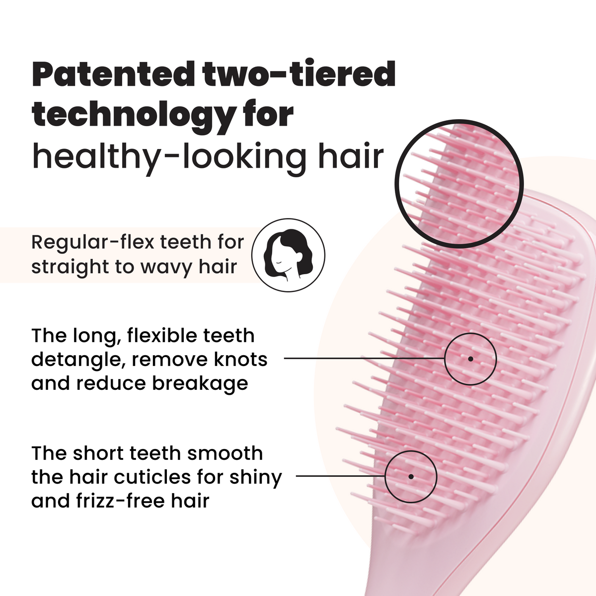 Tangle Teezer The Ultimate Detangler Mini - Millennial Pink