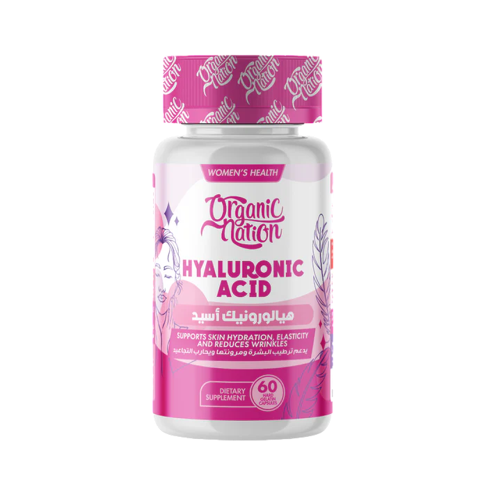 Organic Nation Hyaluronic Acid 60 Capsules