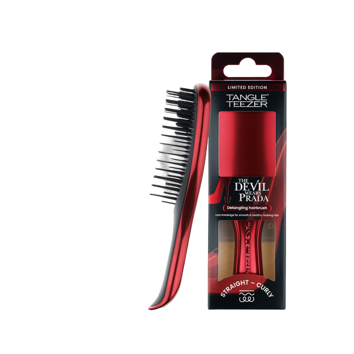 Tangle Teezer x The Devil Wears Prada The Ultimate Detangler Mini - Devil Wears Prada Red