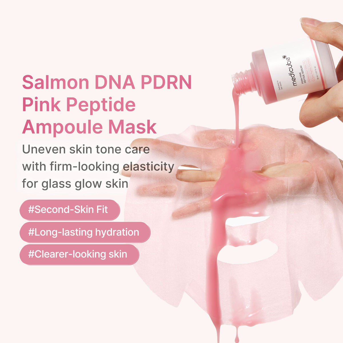 Medicube PDRN Pink Peptide Serum Mask 1ea 34g