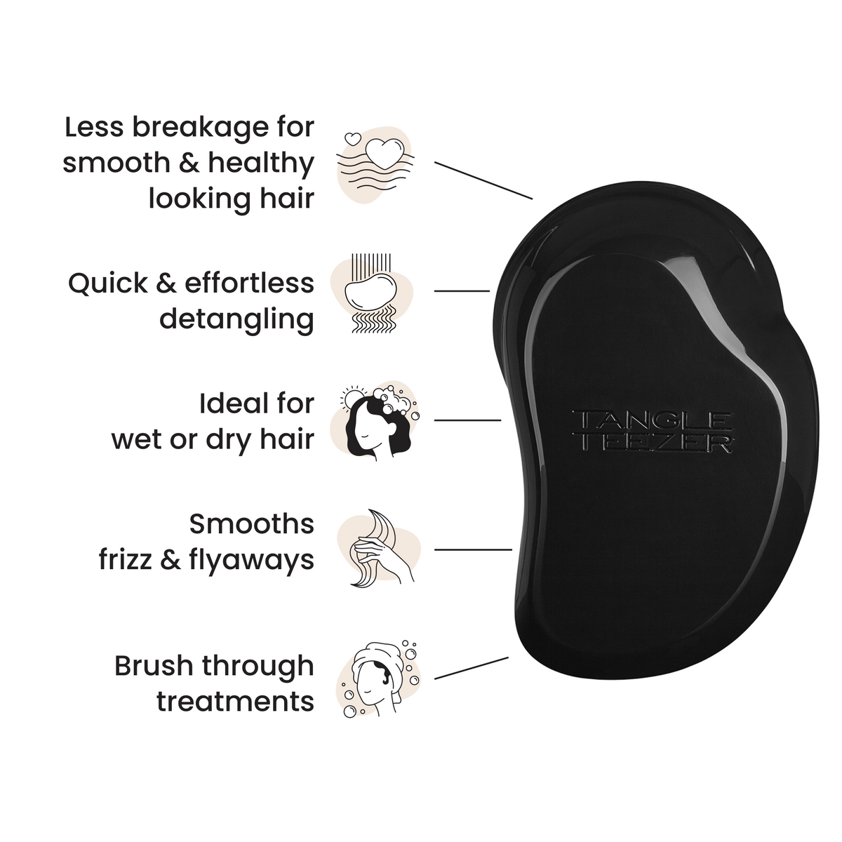 Tangle Teezer The Original - Panther Black