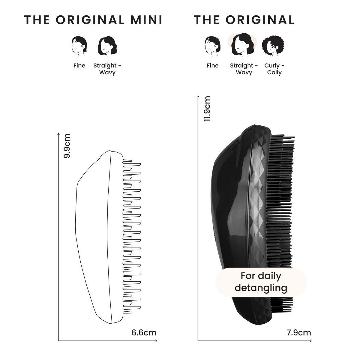Tangle Teezer The Original - Panther Black