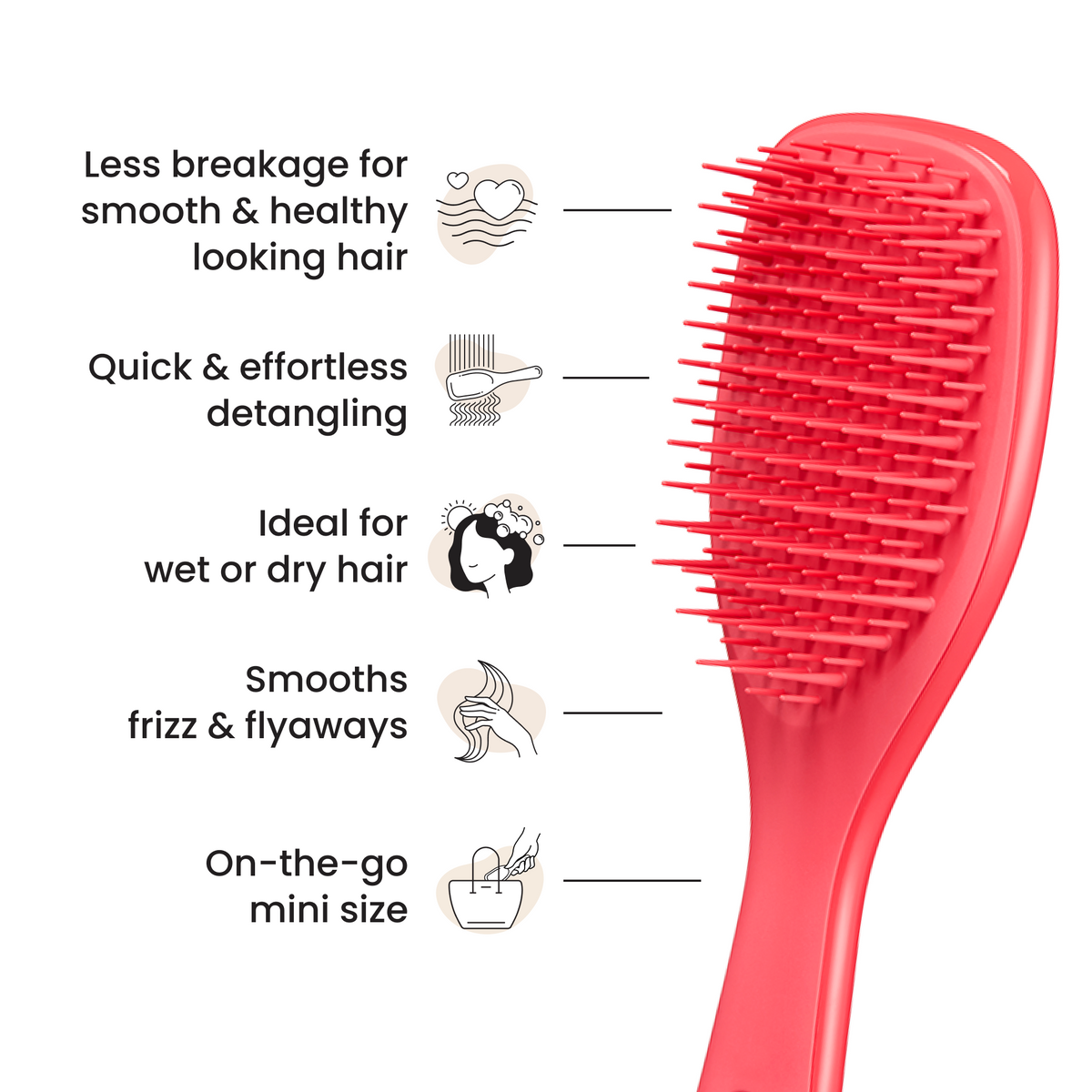 Tangle Teezer The Ultimate Detangler Mini - Pink Punch