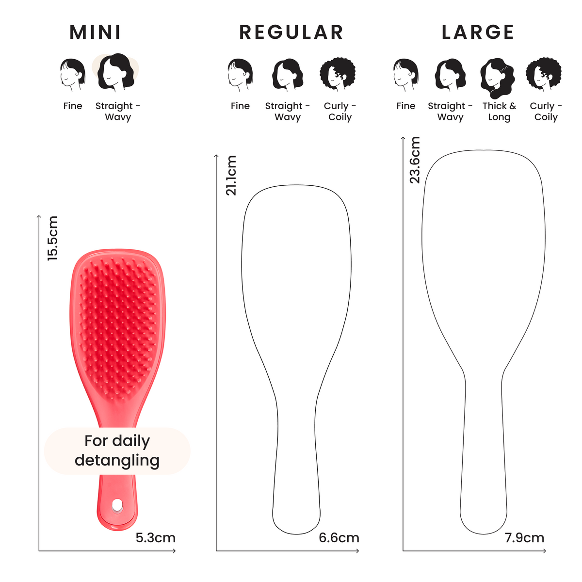 Tangle Teezer The Ultimate Detangler Mini - Pink Punch