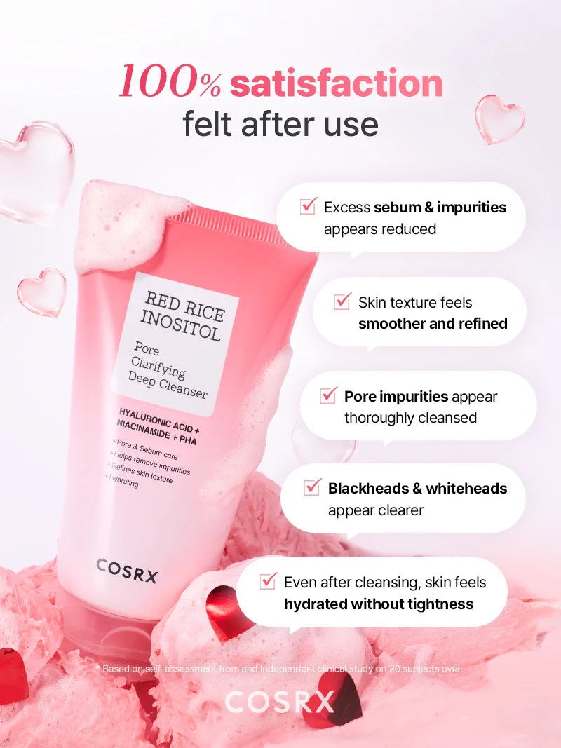 Cosrx Red Rice Inositol Pore Clarifying Deep Cleanser 150Ml