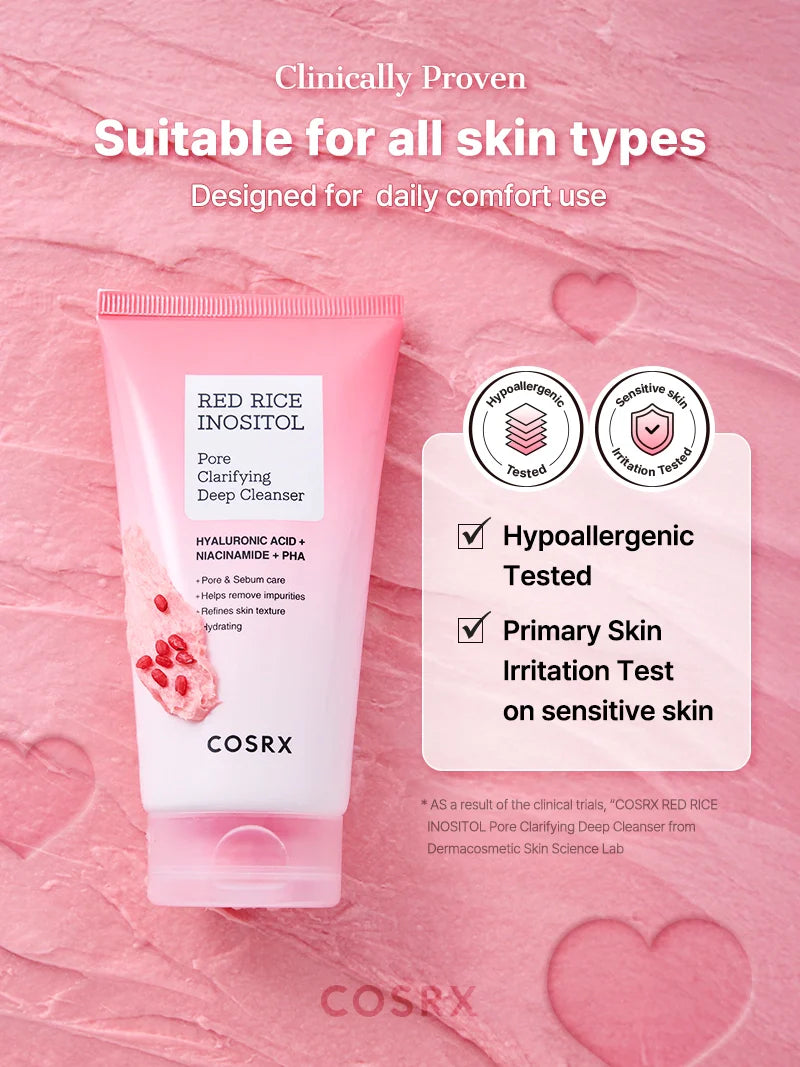 Cosrx Red Rice Inositol Pore Clarifying Deep Cleanser 150Ml