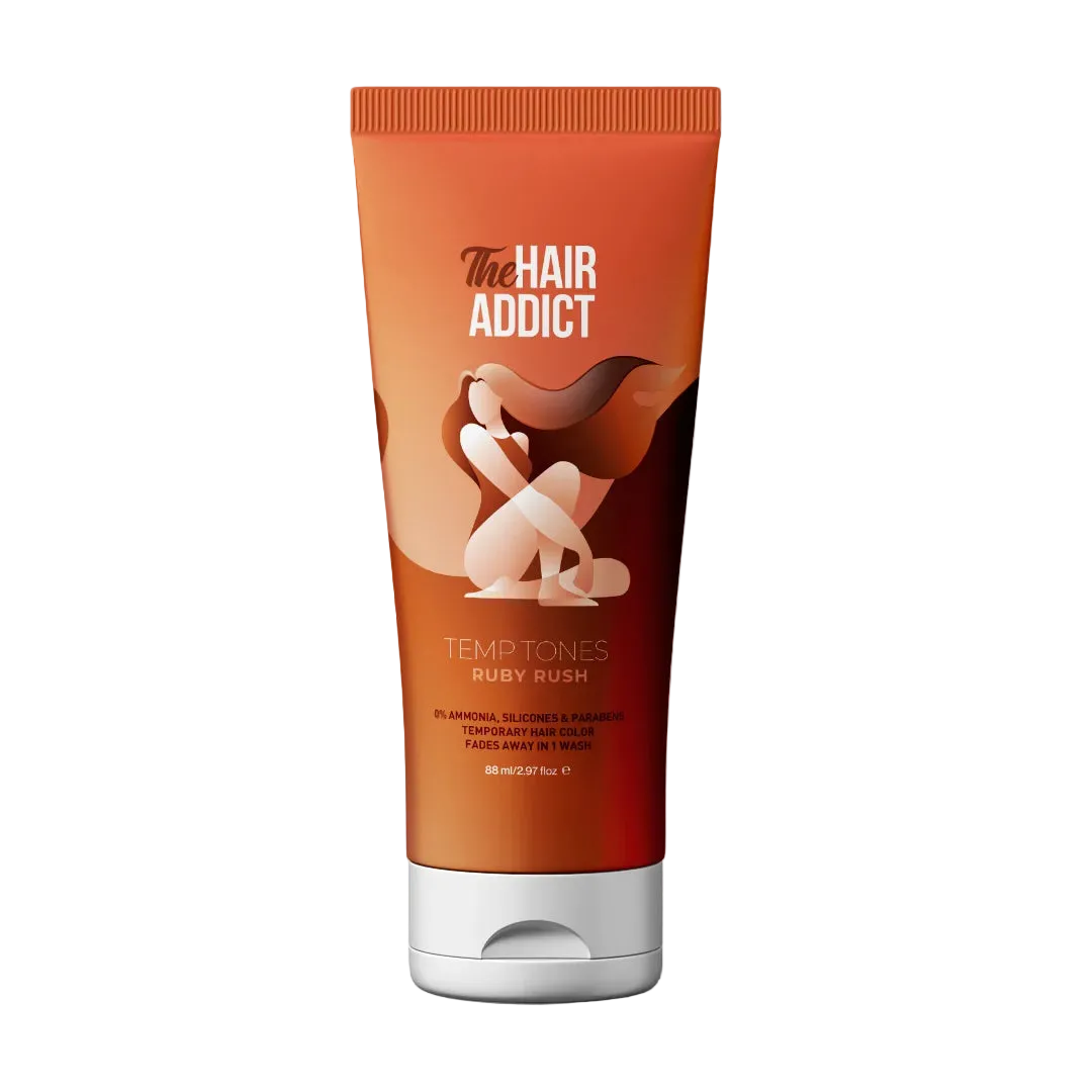 The Hair Addict Temp Tones Ruby Rush