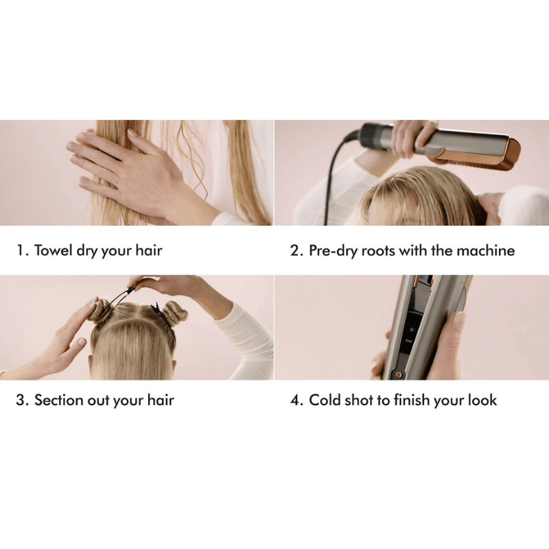 Dyson HT01 Airstrait Hair Straightener Ceramic Apricot/Topaz