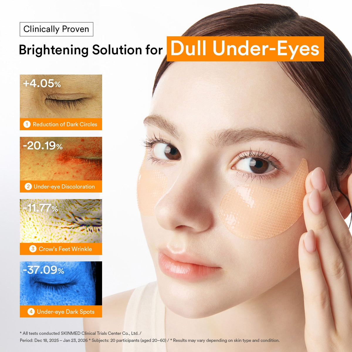 Abib Glutathione Kojic Acid Eye Patch Vita Jelly 90Gm 60patches