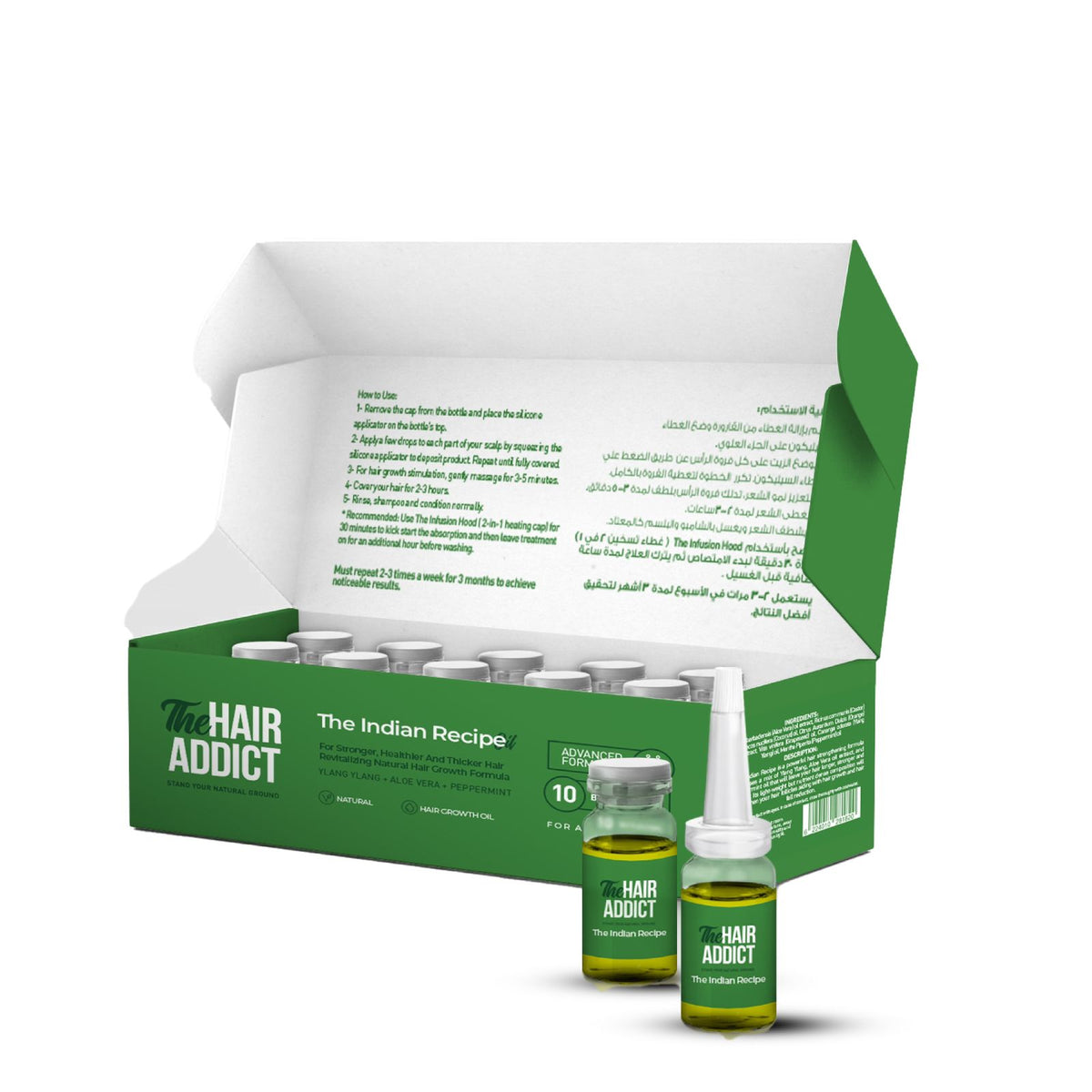The Hair Addict The Indian Recipe 10 Vials
