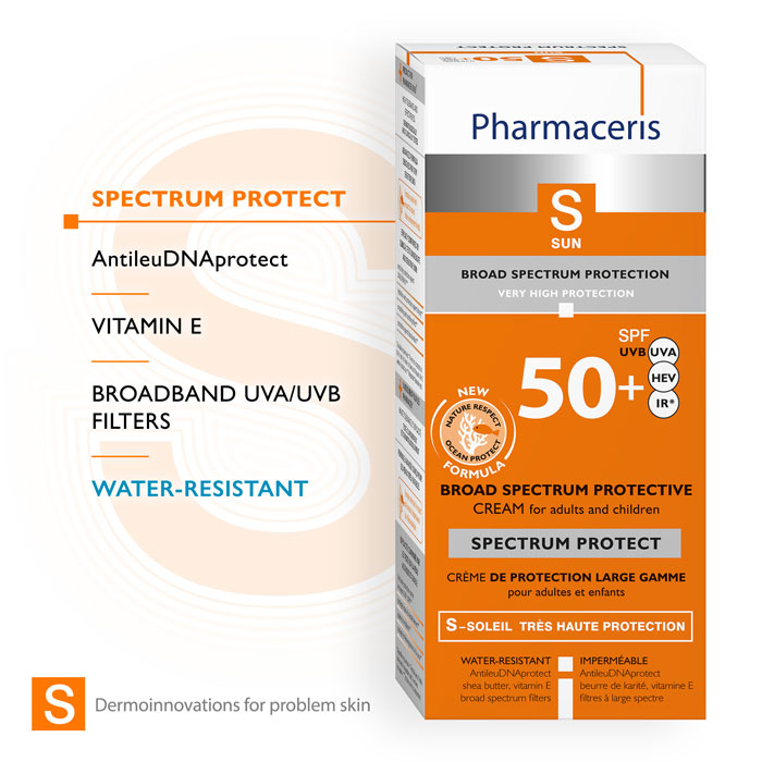 Pharmaceris S Spectrum Protect Broad Spectrum Protective Cream SPF50+ 50Ml