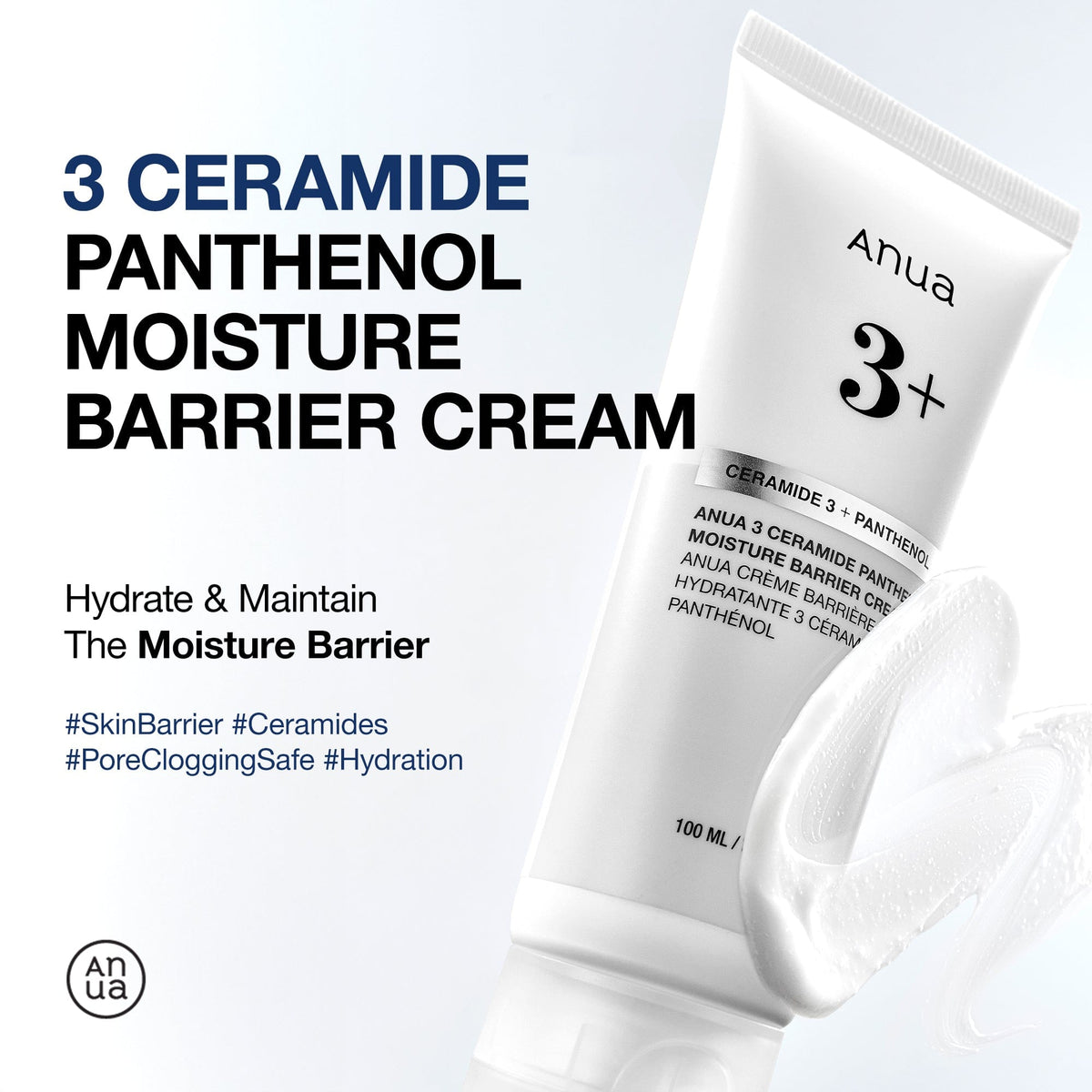 Anua 3+ Ceramide Panthenol Moisture Barrier Cream 100Ml
