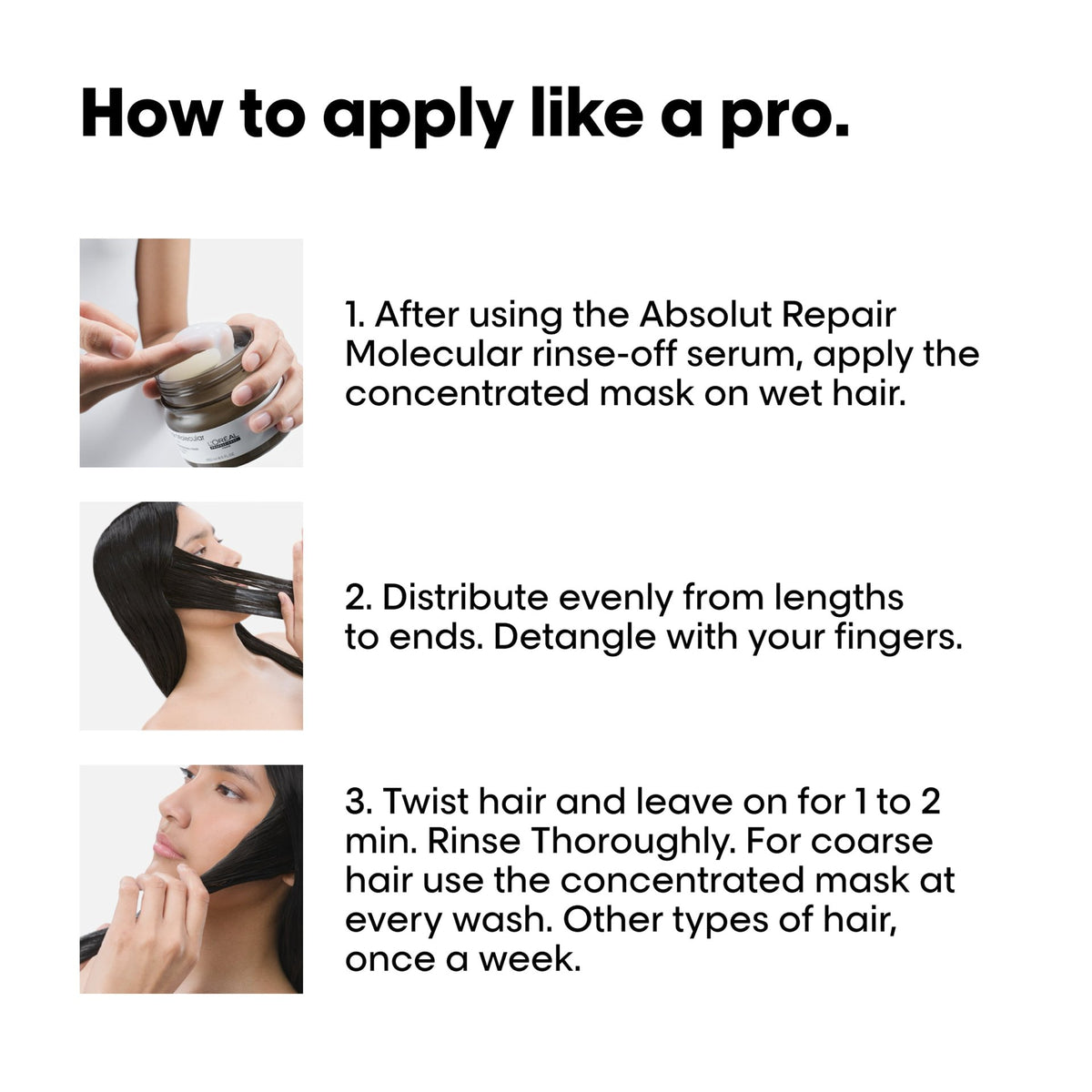L'Oreal Professionnel Serie Expert Absolut Repair Molecular Mask 250Ml