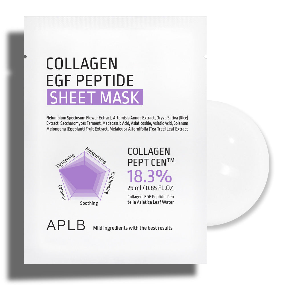APLB Collagen EGF Peptide Sheet Mask 25Ml