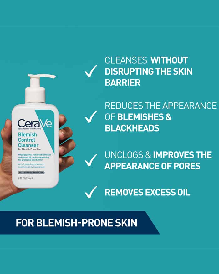 Cerave Blemish Control Cleanser 236Ml