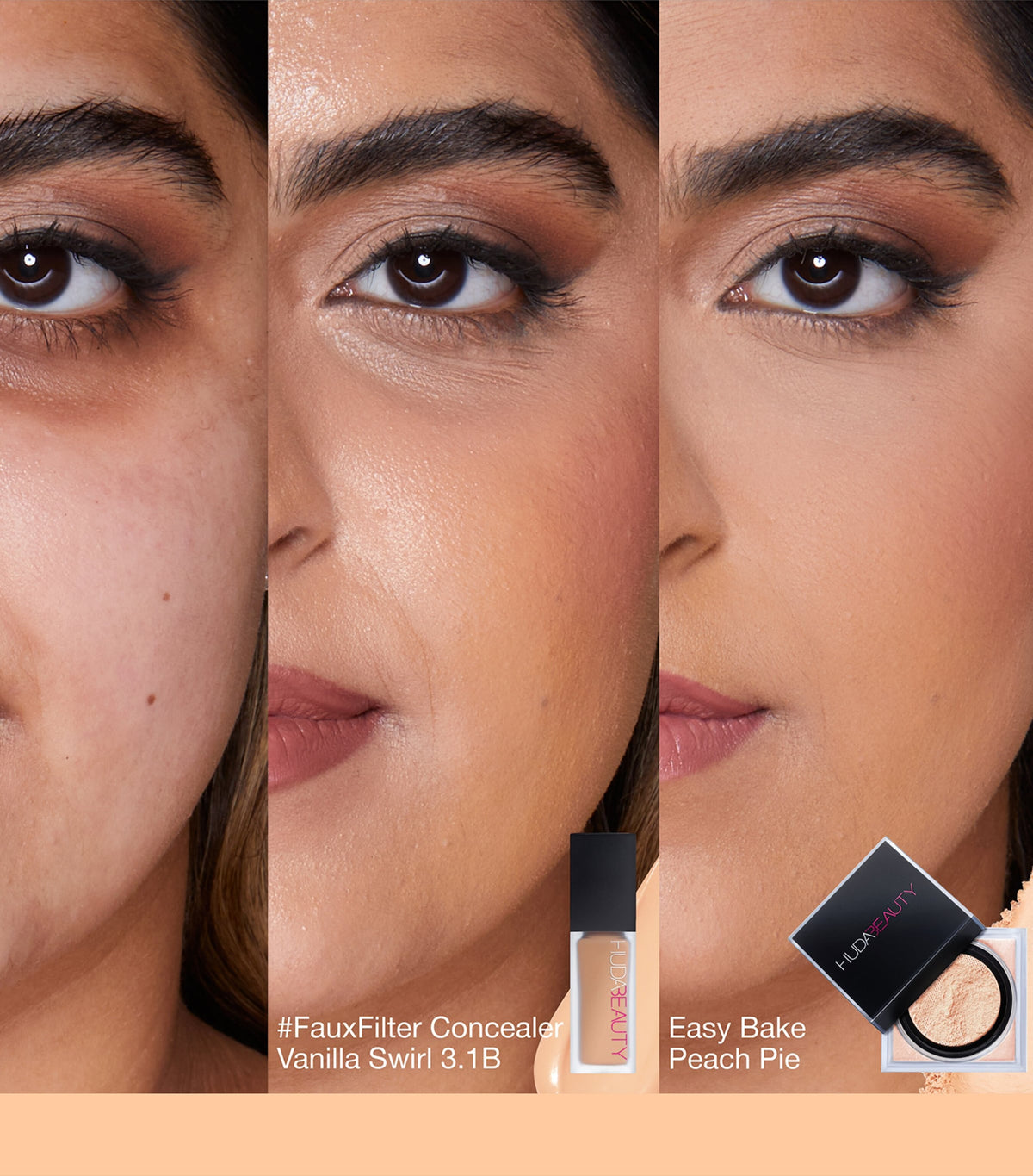 Huda Beauty Easy Bake Loose Baking & Setting Powder Peach Pie 20g