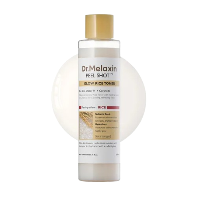 Dr. Melaxin Peel Shot Glow White Rice Toner 200Ml