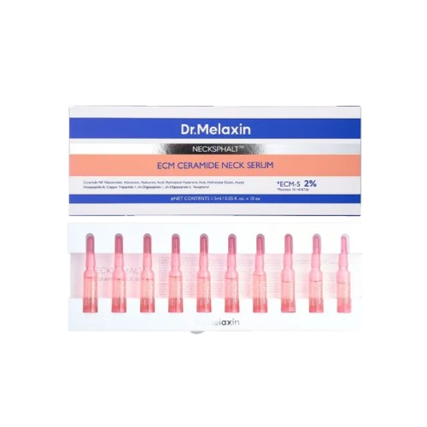 Dr. Melaxin Necksphalt ECM Ceramide سيروم للرقبة 1.5 مل × 10 عبوات