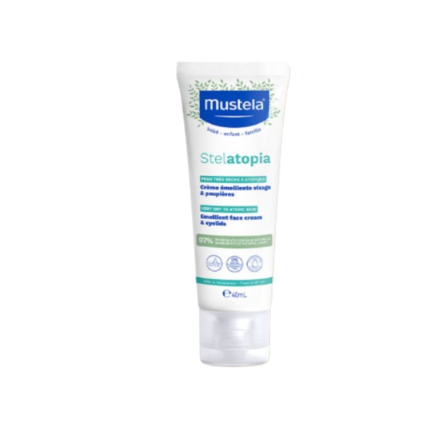 Mustela Stelatopia Emolliant Face Cream & Eyelids 40Ml