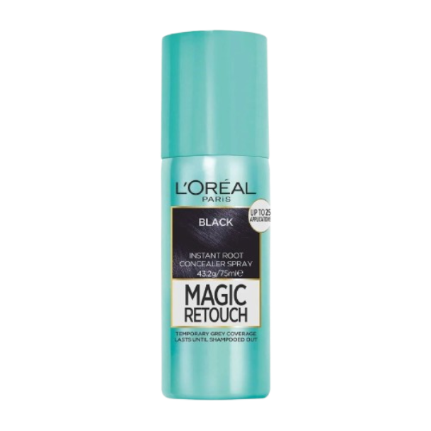 Loreal Magic Retouch Instant Root Concealer Black Hair Color Spray 75Ml