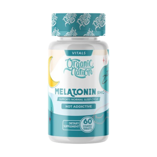 Orgainc Nation Melatonin 5mg 60tablets