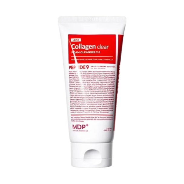 MediPeel MDP+ Red Lacto Collagen Clear Foam Cleanser 2.0 Peptide 9 120Ml