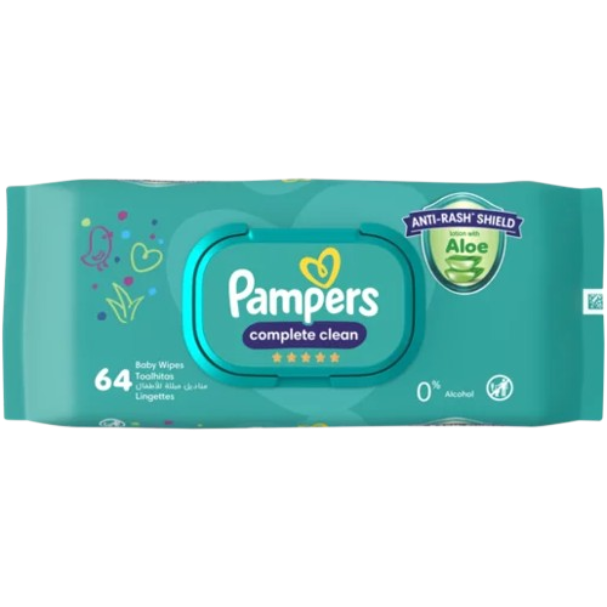 Pampers Complete Clean Baby Wipes 64pcs