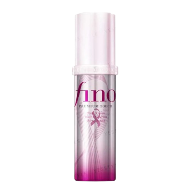 Fino Premium Touch Pink Ribbon Hair Oil Serum Airy Smooth 70Ml