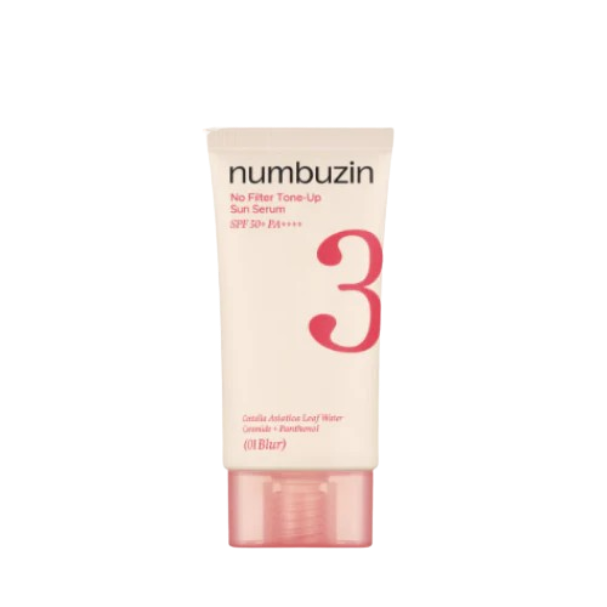 Numbuzin No.3 سيروم واقي شمسي لتفتيح لون البشرة وتوحيدها SPF50+ PA++++ (01 بلور) 50 مل