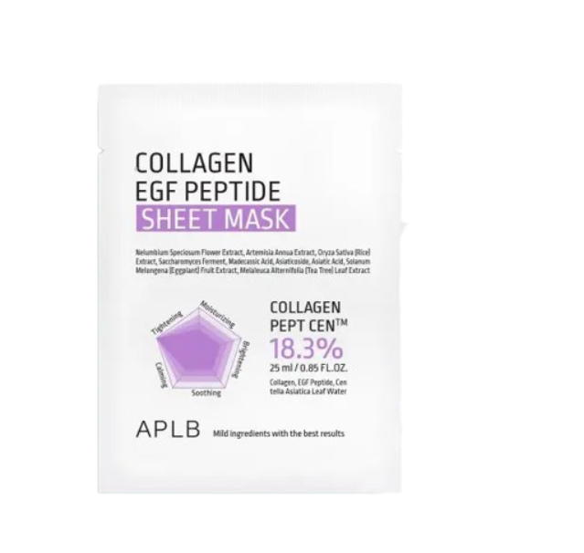 APLB Collagen EGF Peptide Sheet Mask 25Ml