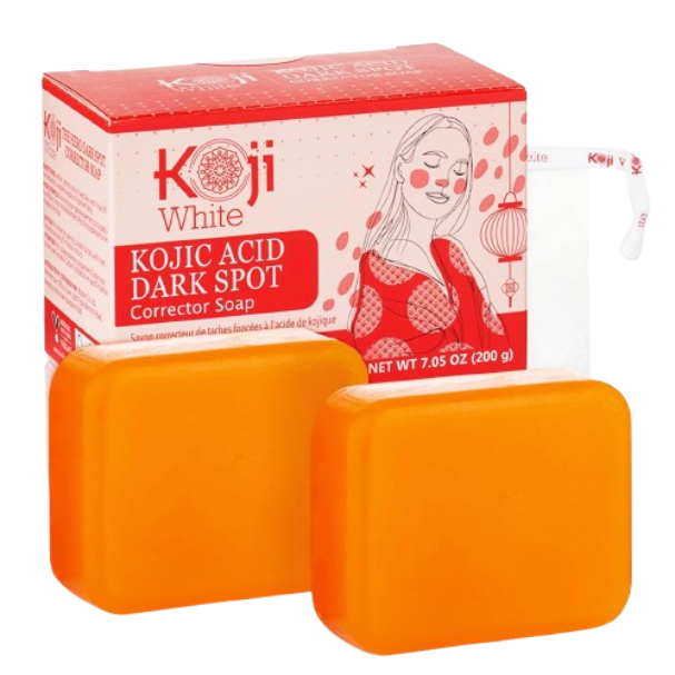 Koji White Kojic Acid Dark Spot Corrector Soap 2Pcs 200g