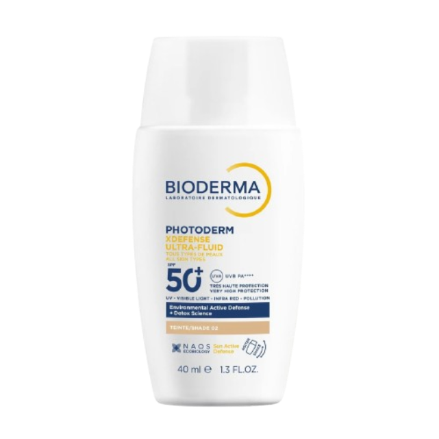 Bioderma Photoderm Xdefense Ultra Fluid SPF 50+ Tinted Sunscreen Shade 02 40Ml
