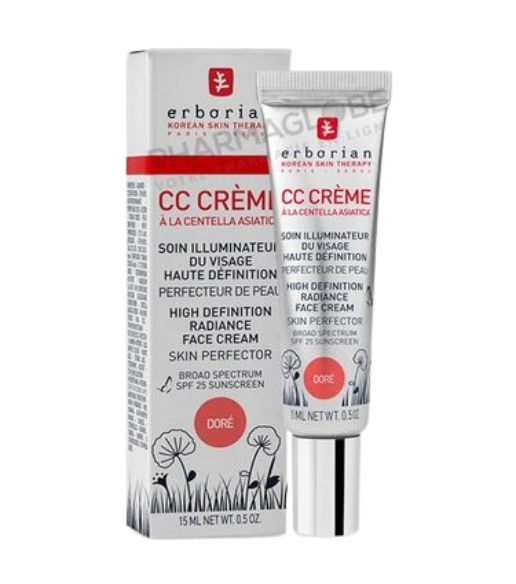 Erborian CC Crème Teinte Dore SPF25 15Ml