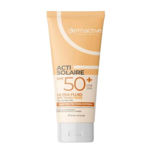 Dermactive Acti-Solaire SPF 50+ Light Tinted Ultra Fluid Dry Touch 50Ml