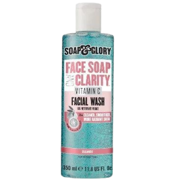 Soap & Glory Face Soap & Clarity 3-in-1 Daily Vitamin C Facial Wash 350Ml