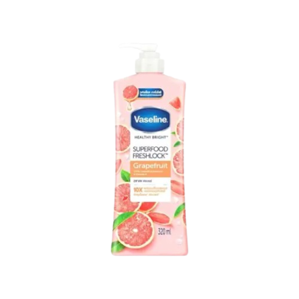 Vaseline Healthy Bright Superfood Freshlock Grapefruit Body Lotion 320Ml