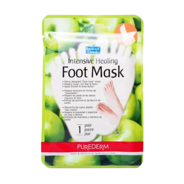 Purederm Intensive Healing Foot Mask Green Apple 1 Pair